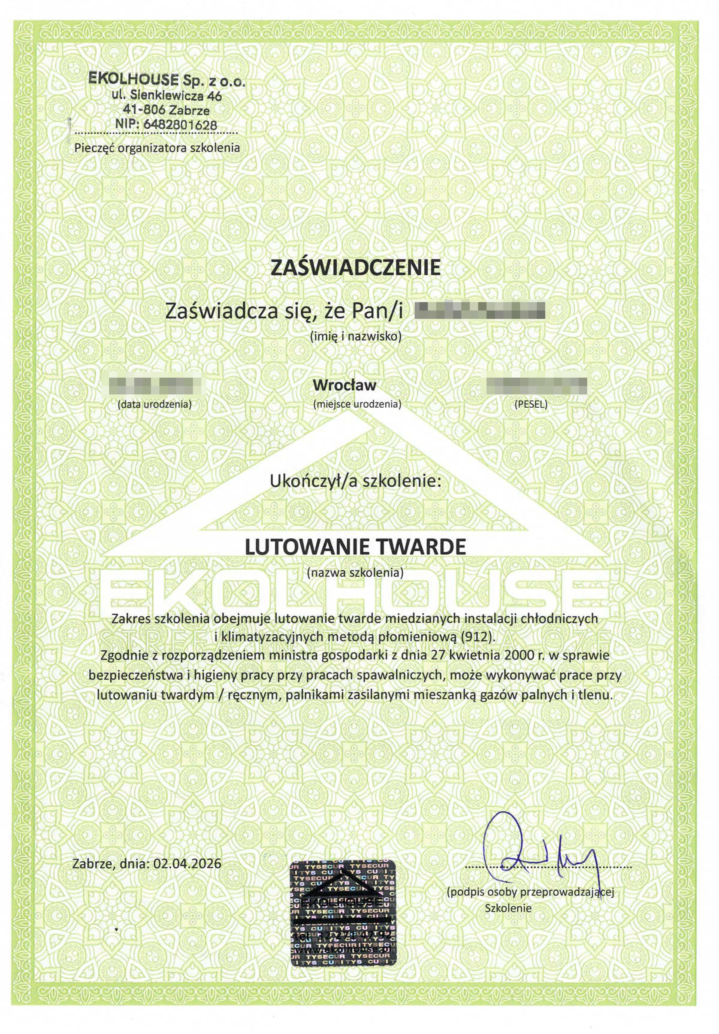 Lutowanie twarde
