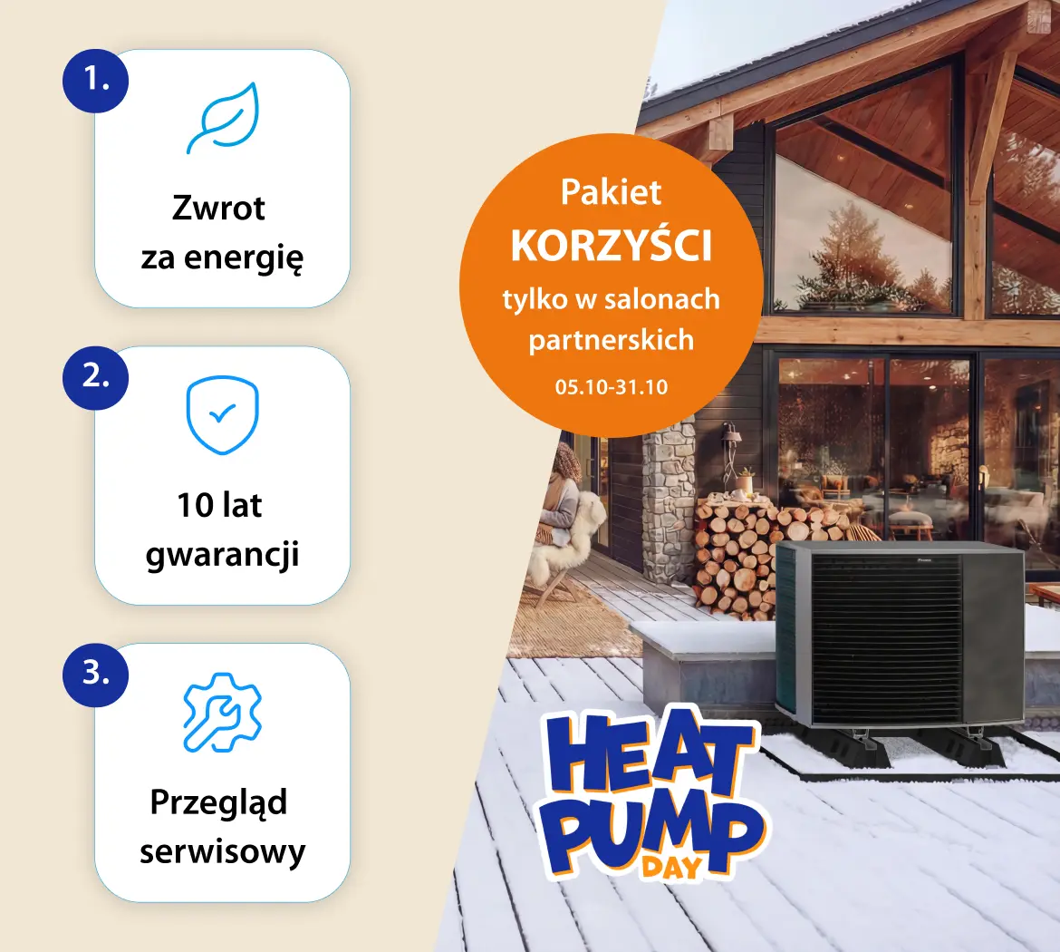 Baner promocyjny Daikin - Urządzenia na raty