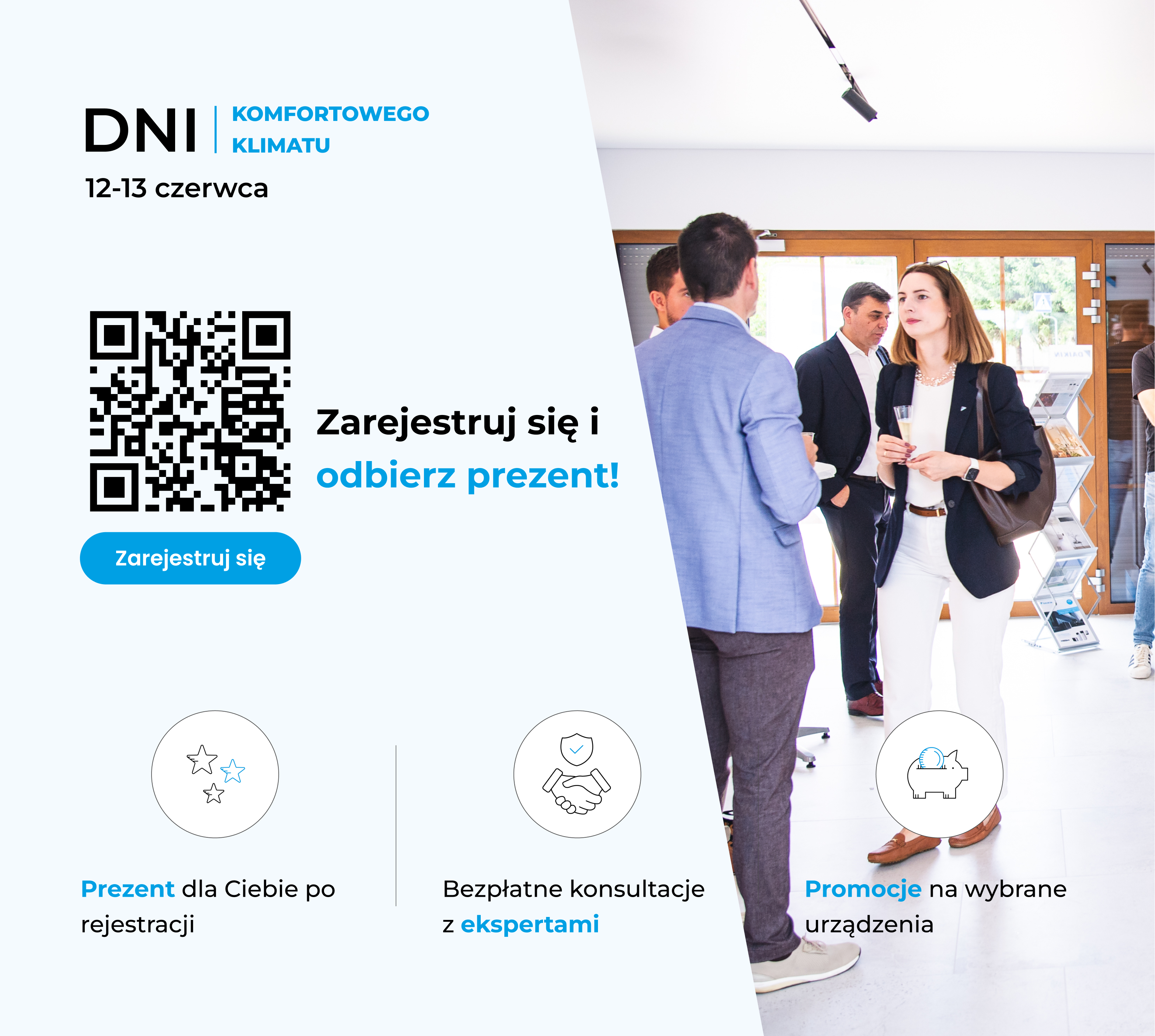Daikin promotional banner - Devices on installments